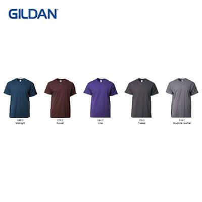 Gildan Adult T-Shirt in various colors and styles, perfect for corporate gifts and everyday wear.