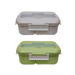 Wheat Fiber Lunch Box with Spoon and Fork Corporate Gifts Singapore