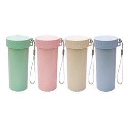 Eco-Friendly Wheat Fiber Bottle with Strap 420ml Corporate Gifts Singapore