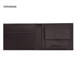 Crossing Elite Slim Leather Wallet With Coin Pocket [5 Card Slots] RFID Corporate Gifts Singapore