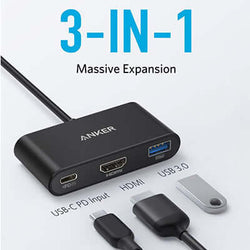 Anker PowerExpand 3-In-1 USB C Hub with 4K HDMI Corporate Gifts Singapore