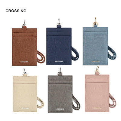 Crossing Milano Crossing Lanyard collection featuring various colors and two credit card pockets.