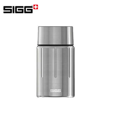 SIGG Gemstone FJ Selenite Food Jar 750ml in stainless steel design, ideal for hot and cold food storage, perfect corporate gift.