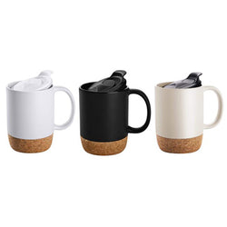 Insulated Splash-Proof Ceramic Coffee Mug with Cork Base Corporate Gifts Singapore