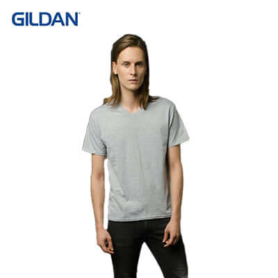 Gildan Cotton Adult V-Neck T-Shirt Corporate Gifts Singapore