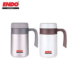 ENDO 400ML Double Stainless Steel Mug With Fine Porcelain Interior Corporate Gifts Singapore