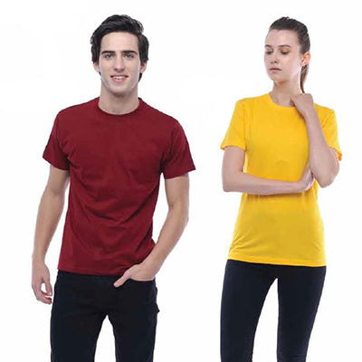 Short Sleeve T-Shirt with Matching Collar (Unisex) Corporate Gifts Singapore