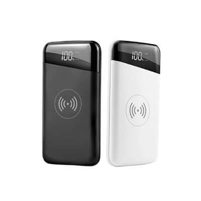 10000mAh Wireless Power Bank with LCD Display Corporate Gifts Singapore