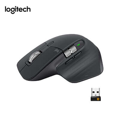 Logitech MX Master 3 Advanced Wireless Mouse with USB receiver for corporate gift ideas.