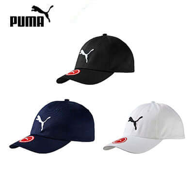 Puma Cotton Cap in black, navy, and white colors, perfect for everyday wear and corporate gift.