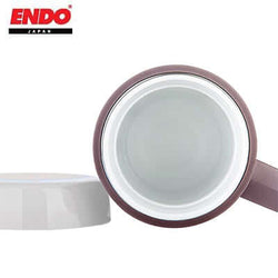ENDO 400ML Double Stainless Steel Mug With Fine Porcelain Interior Corporate Gifts Singapore