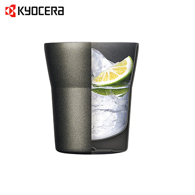 Kyocera 300ml Cerabrid Tumbler featuring ice and lime, perfect for keeping beverages cold or warm.