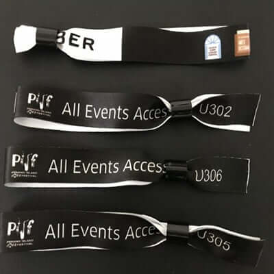 Fabric Wristband with Numbering Corporate Gifts Singapore