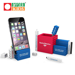 Office Blocks 7 in 1 Pen Pot and Phone Stand Set Corporate Gifts Singapore