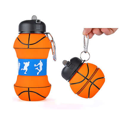 Portable Silicone Collapsible Sports Water Bottle Corporate Gifts Singapore