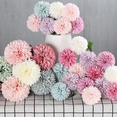 Silk Dandelion Artificial Flower Corporate Gifts Singapore