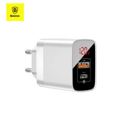 Baseus 18W Fast Charger with Digital Display Corporate Gifts Singapore