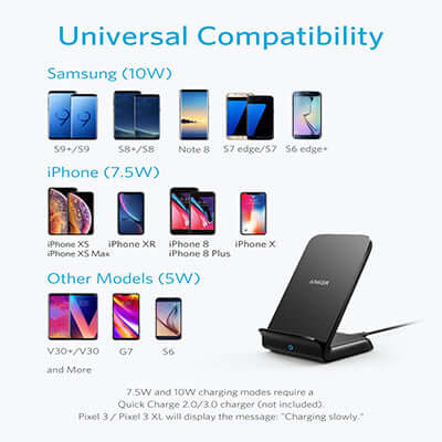 Anker PowerWave 7.5 Wireless Charging Stand 10W Corporate Gifts Singapore
