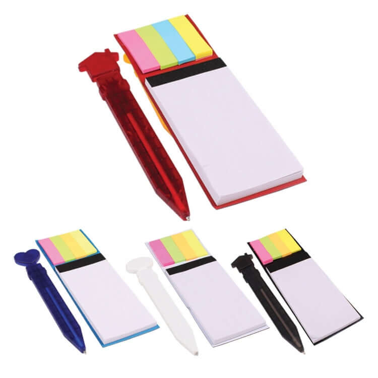 Magnetic Notepad With Pen set including sticky notes and pen, ideal for corporate gifts and convenient note-taking.