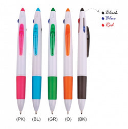 Tri Colour Plastic Pen Corporate Gifts Singapore