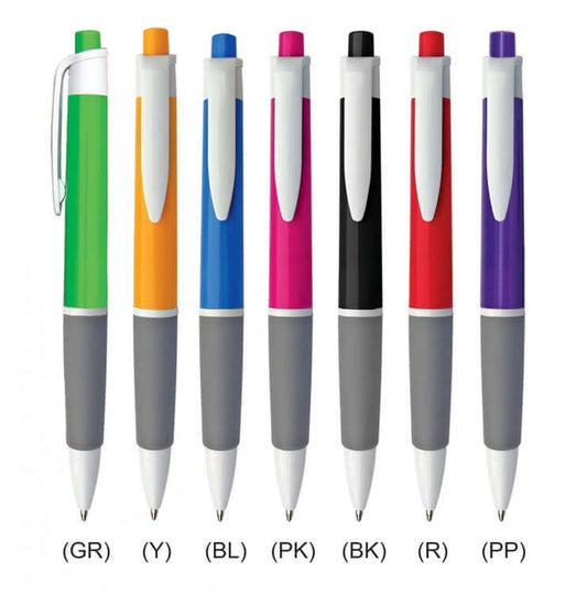 Plastic Pen with Grey Grip Corporate Gifts Singapore