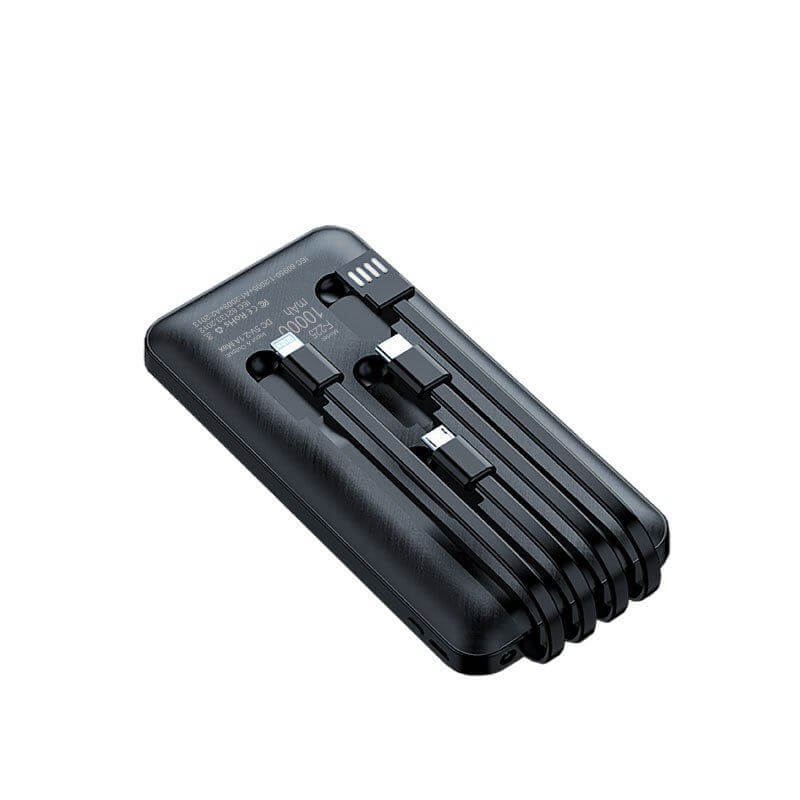 10000mAh Powerbank with 4 Built-in Cable Corporate Gifts Singapore