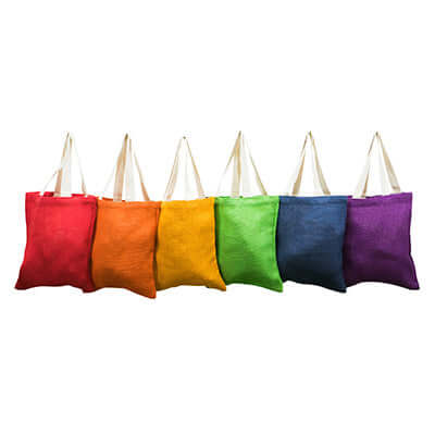 Eco Friendly Colour Jute Tote Bag Corporate Gifts Singapore