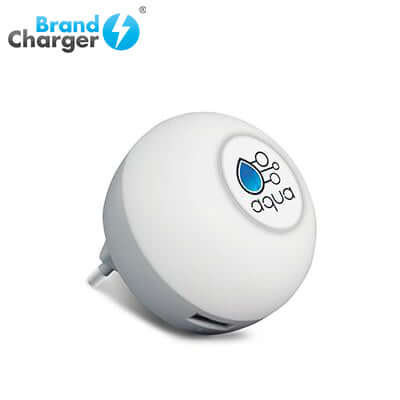BrandCharger Glow2 Wall Plug USB Charger with Night light Corporate Gifts Singapore