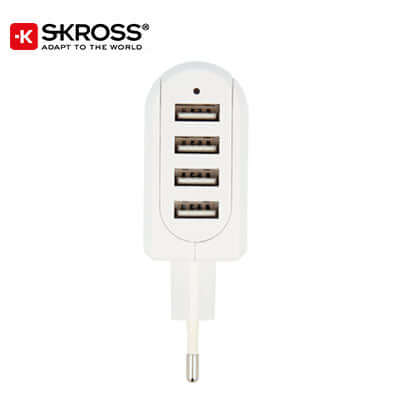 SKROSS 4 Port USB Charger - EURO Corporate Gifts Singapore