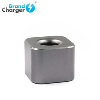 BrandCharger Qube Elegant Aluminium Apple Pencil Holder for desktop organization and stylish storage.