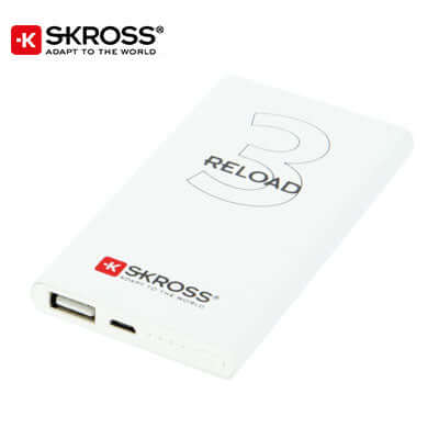 SKROSS Reload 3 Power Bank - 3500 mAh Corporate Gifts Singapore