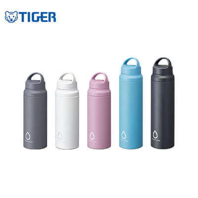 Tiger Stainless Steel Sports Thermal Bottle MCZ-A in various colors, perfect for active adults and corporate gifts.