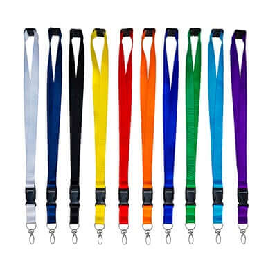 20mm Nylon Lanyard with safety breakaway and buckle Corporate Gifts Singapore