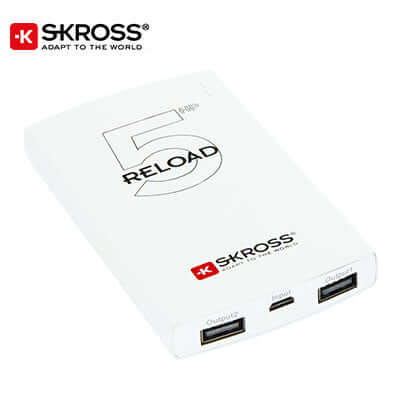 SKROSS Reload 5 Power Bank - 5500 mAh Corporate Gifts Singapore