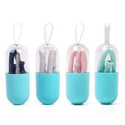 Foldable Silicone Straw Kit Corporate Gifts Singapore