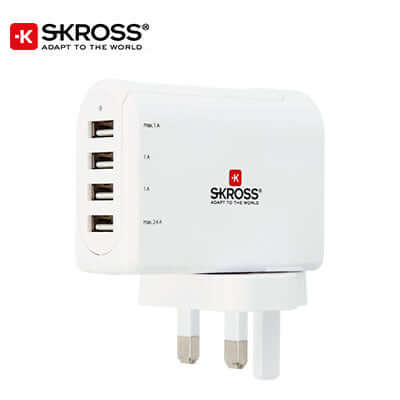 SKROSS 4 Port USB Charger - UK Corporate Gifts Singapore