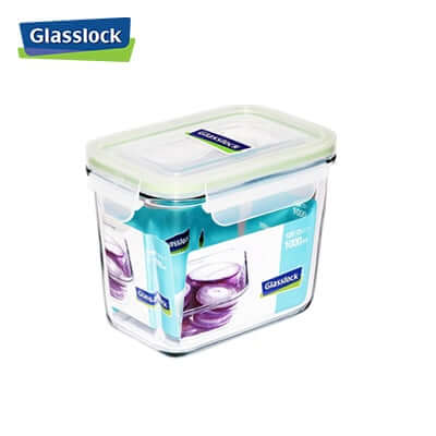 1025ml Glasslock Classic Container for food storage and preservation, ideal as a corporate gift.