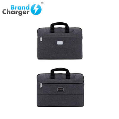 BrandCharger Specter high quality laptop bag in tech grey, designed for professionals and ideal as a corporate gift.
