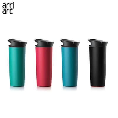 artiart Elegance Spill Free Suction Bottle in four stylish colors for corporate gifts.