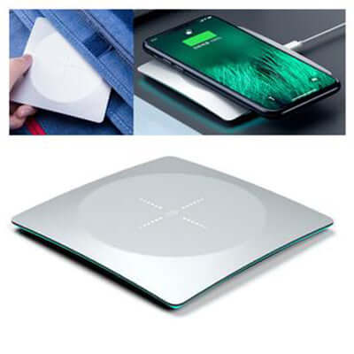 Alloy Super Thin Wireless Charger With Led Light Corporate Gifts Singapore