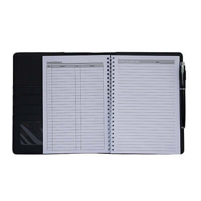A5 Wave Folder with Wire-O Notebook Corporate Gifts Singapore