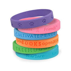 Custom Debossed Silicone Wristband Corporate Gifts Singapore
