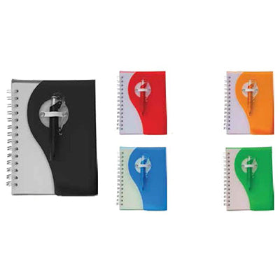 Plastic Cover Notebook with Pen Corporate Gifts Singapore