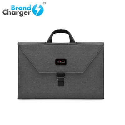 BrandCharger Specter Workspace laptop Bag in sleek gray design, ideal for remote workers and digital nomads.
