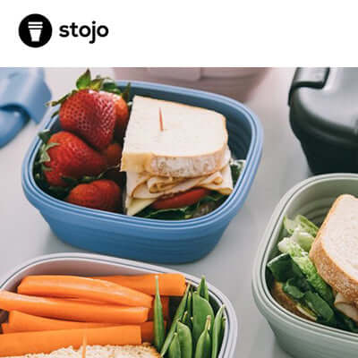 Stojo Collapsible Sandwich Box