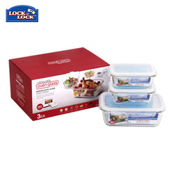 Lock & Lock Glass Container 3pcs Set Corporate Gifts Singapore