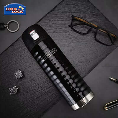 Lock & Lock Wave One Touch Thermal Tumbler 450ml Corporate Gifts Singapore
