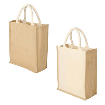 TBF Heavy Duty Reusable Jute Burlap Tote Bags In Bulk...