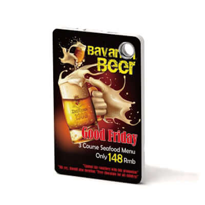 Ultra Thin 3000mAh Powerbank with Torch Corporate Gifts Singapore