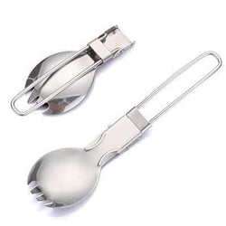Foldable Stainless Steel Spork Travelling Cutlery Corporate Gifts Singapore